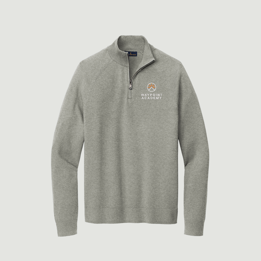 Brooks Brothers® Cotton Stretch 1/4-Zip Sweater