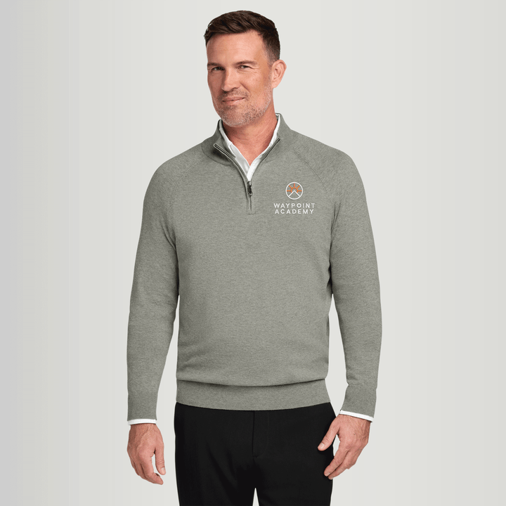 Brooks Brothers® Cotton Stretch 1/4-Zip Sweater